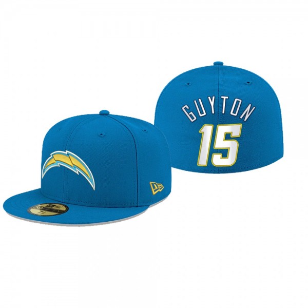 Los Angeles Chargers Jalen Guyton Powder Blue Omah...