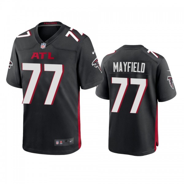 Atlanta Falcons Jalen Mayfield Black Game Jersey