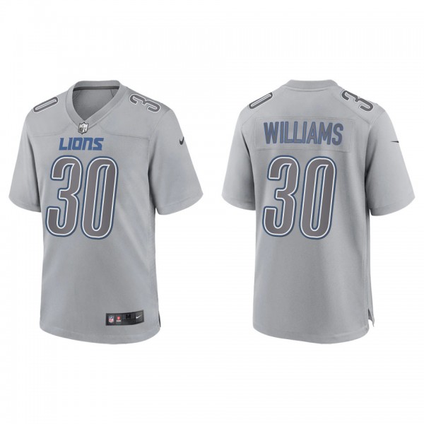 Jamaal Williams Men's Detroit Lions Gray Atmospher...