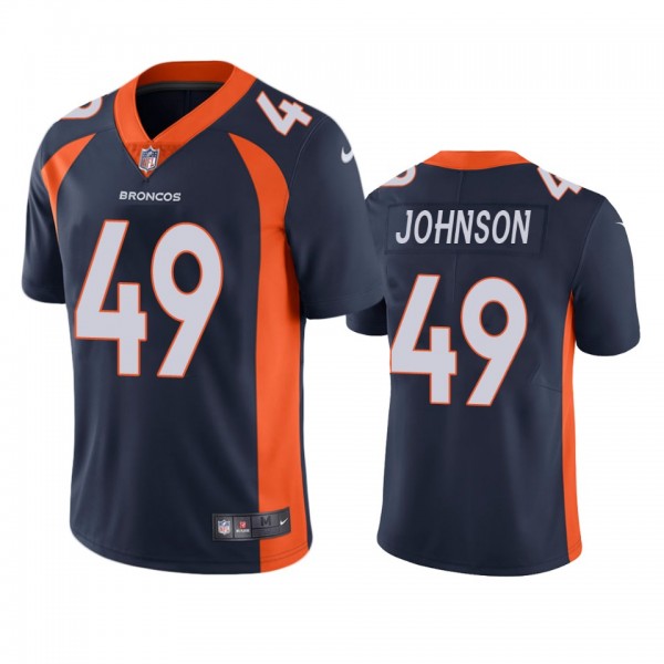 Denver Broncos Jamar Johnson Navy Vapor Limited Jersey