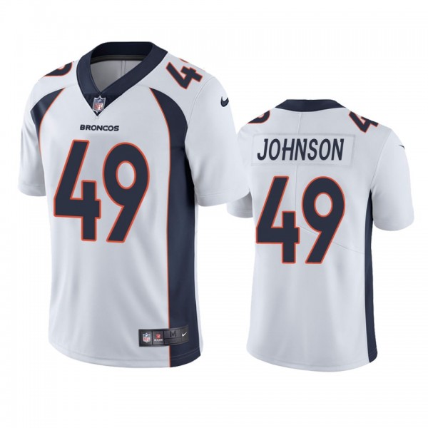 Denver Broncos Jamar Johnson White Vapor Limited J...
