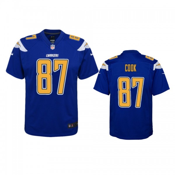 Los Angeles Chargers Jared Cook Royal Color Rush Game Jersey