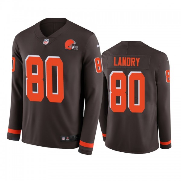 Cleveland Browns Jarvis Landry Brown Therma Long S...