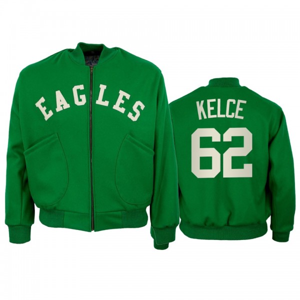 Philadelphia Eagles Jason Kelce Green 1947 Authent...