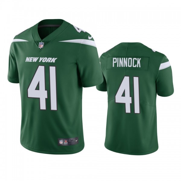 Jason Pinnock New York Jets Green Vapor Limited Je...
