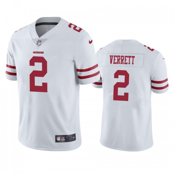 Jason Verrett San Francisco 49ers White Vapor Limi...
