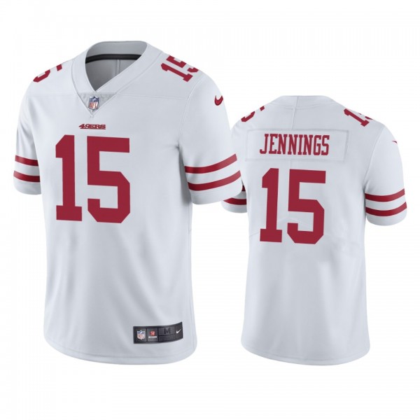 Jauan Jennings San Francisco 49ers White Vapor Limited Jersey