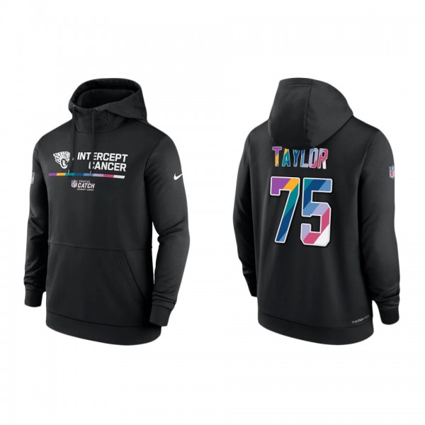 Jawaan Taylor Jacksonville Jaguars 2022 Crucial Catch Therma Performance Pullover Hoodie