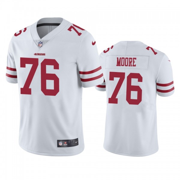 Jaylon Moore San Francisco 49ers White Vapor Limited Jersey