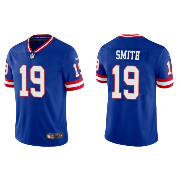 Men's Jeff Smith New York Giants Royal Classic Vap...