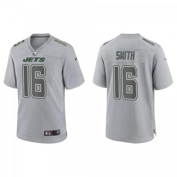 Jeff Smith Men's New York Jets Gray Atmosphere Fas...