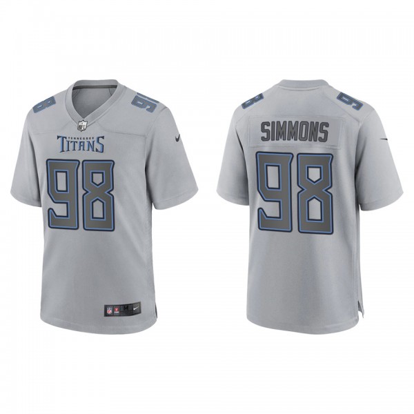 Jeffery Simmons Tennessee Titans Gray Atmosphere F...