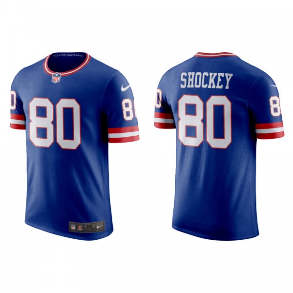 Jeremy Shockey Giants Royal Classic Game T-Shirt