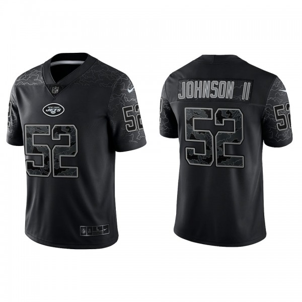 Jermaine Johnson II New York Jets Black Reflective...