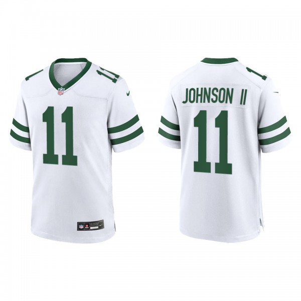 Jermaine Johnson II Men's New York Jets White Lega...