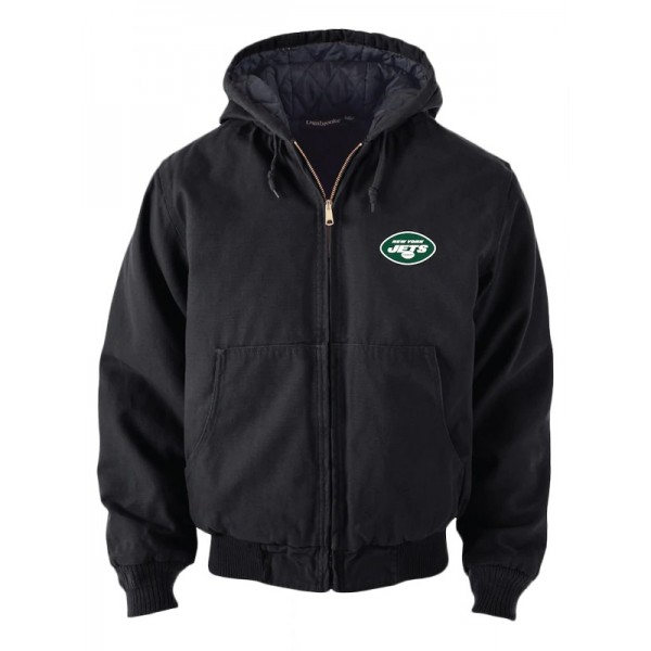 New York Jets Dunbrooke Black Dakota Hoodie Full-Zip Jacket
