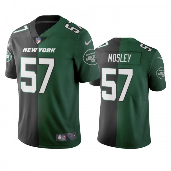 New York Jets C.J. Mosley Black Green Two Tone Vapor Limited Jersey