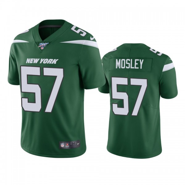 New York Jets C.J. Mosley Green 100th Season Vapor...