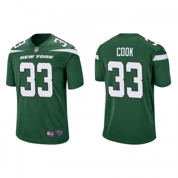 Men's New York Jets Dalvin Cook Green Game Jersey