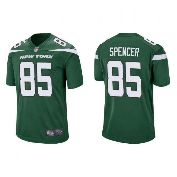 Men's New York Jets Diontae Spencer Green Game Jer...