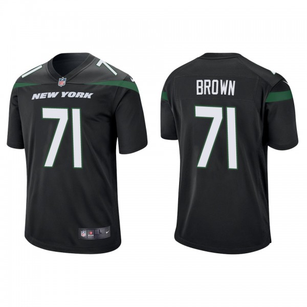 Men's New York Jets Duane Brown Black Game Jersey