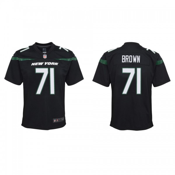 Youth New York Jets Duane Brown Black Game Jersey