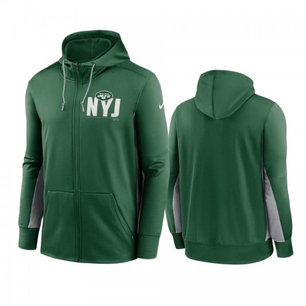 New York Jets Green Gray Mascot Performance Full-Z...