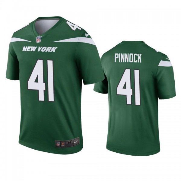 New York Jets Jason Pinnock Green Legend Jersey