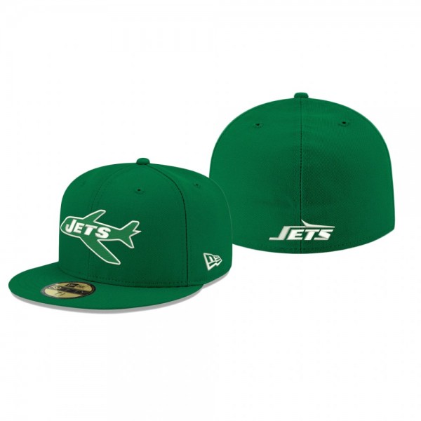 New York Jets Kelly Green Omaha Throwback 59FIFTY ...