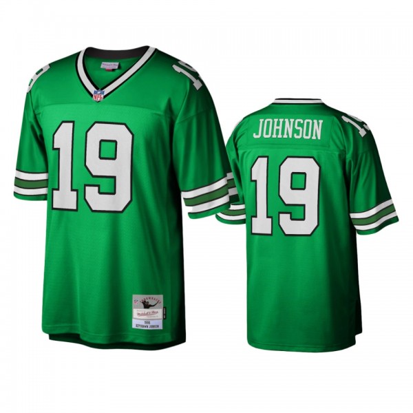 New York Jets Keyshawn Johnson Kelly Green 1996 Le...
