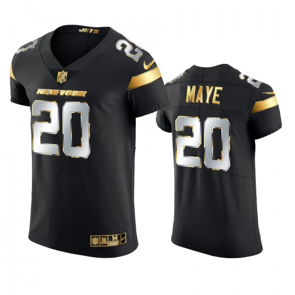 New York Jets Marcus Maye Black 2020-21 Golden Edi...