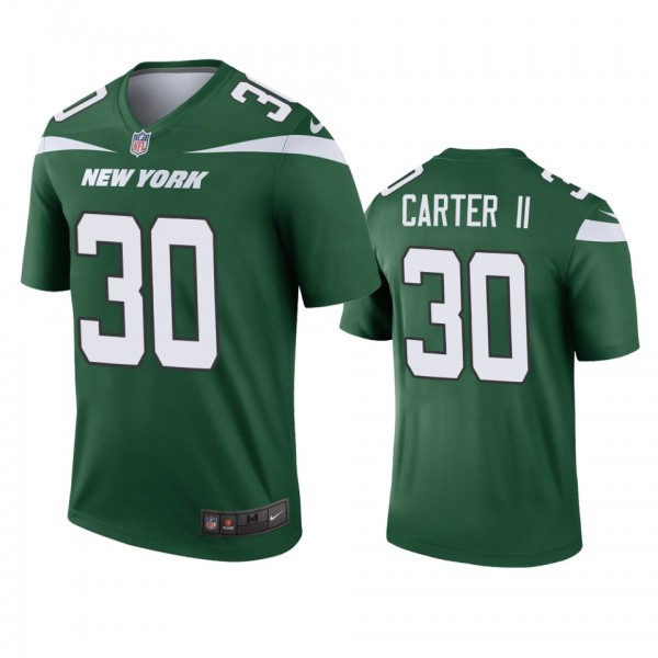 New York Jets Michael Carter II Green Legend Jersey