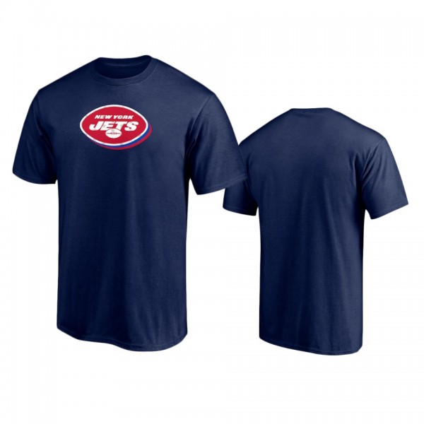 New York Jets Navy Red White and Team T-Shirt