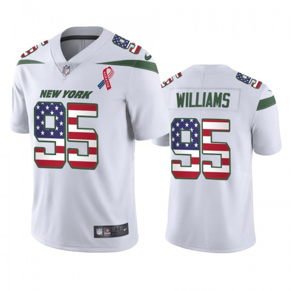 New York Jets Quincy Williams White 9-11 Commemora...