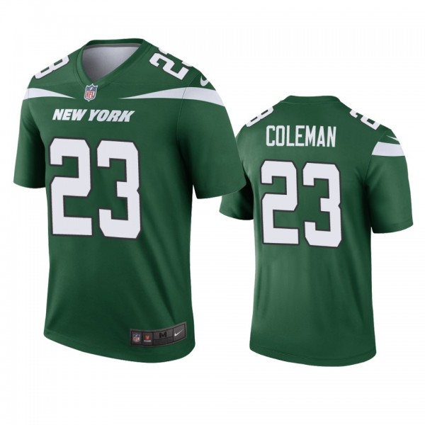 New York Jets Tevin Coleman Green Legend Jersey