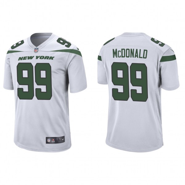 Men's New York Jets Will McDonald White 2023 NFL D...