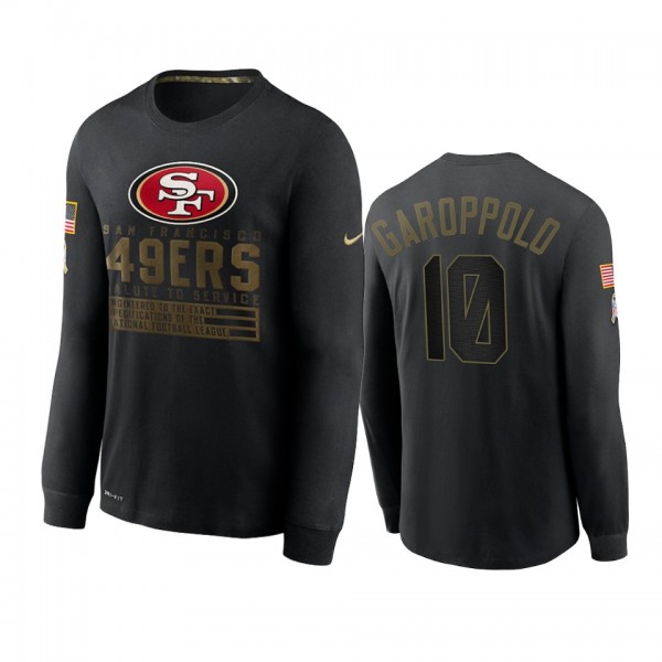 San Francisco 49ers Jimmy Garoppolo Black 2020 Sal...
