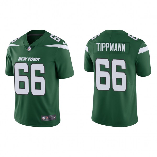 Men's New York Jets Joe Tippmann Green 2023 NFL Dr...