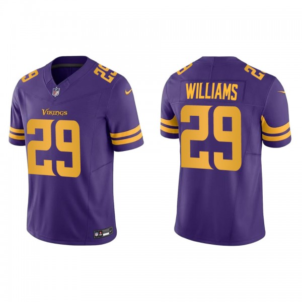 Men's Minnesota Vikings Joejuan Williams Purple Va...