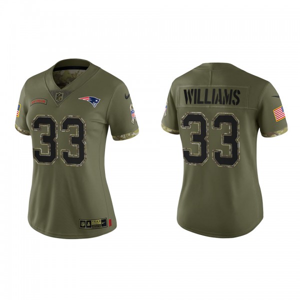 Joejuan Williams Women's New England Patriots Oliv...
