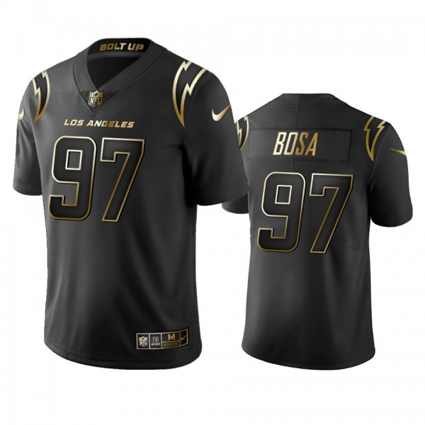 Los Angeles Chargers Joey Bosa Black Golden Limite...