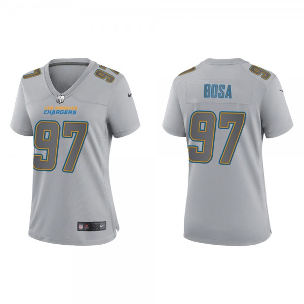 Joey Bosa Women's Los Angeles Chargers Gray Atmosp...