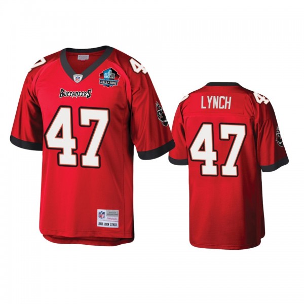 Tampa Bay Buccaneers John Lynch Red Hall of Fame P...