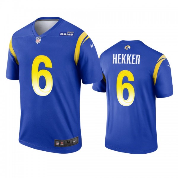 Los Angeles Rams Johnny Hekker Royal Legend Jersey...