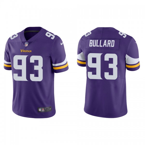 Men's Minnesota Vikings Jonathan Bullard Purple Va...