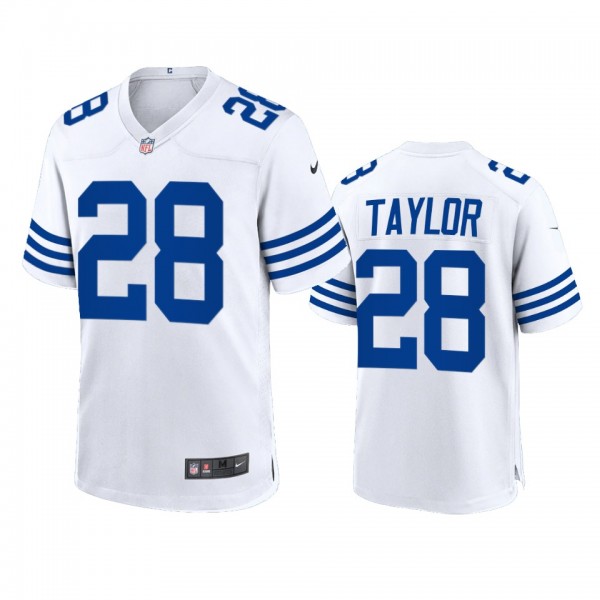 Indianapolis Colts Jonathan Taylor 2021 White Thro...