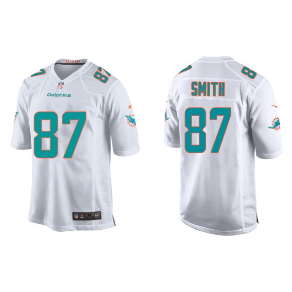 Youth Miami Dolphins Jonnu Smith White Game Jersey