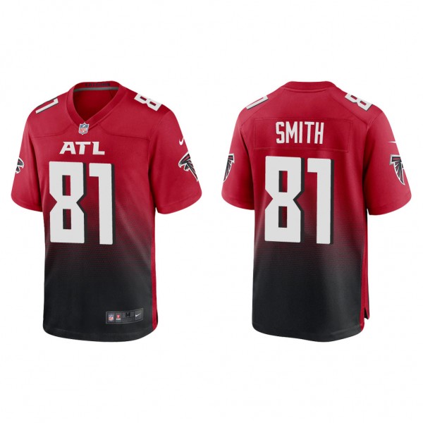Men's Jonnu Smith Atlanta Falcons Red Game Jersey