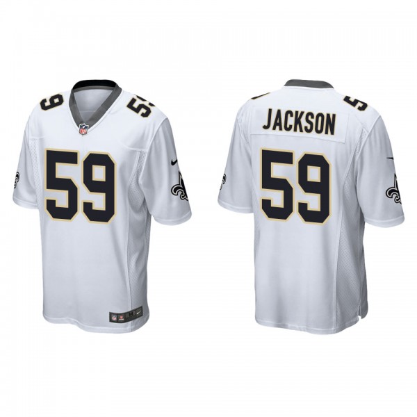 Men's New Orleans Saints Jordan Jackson White Game...