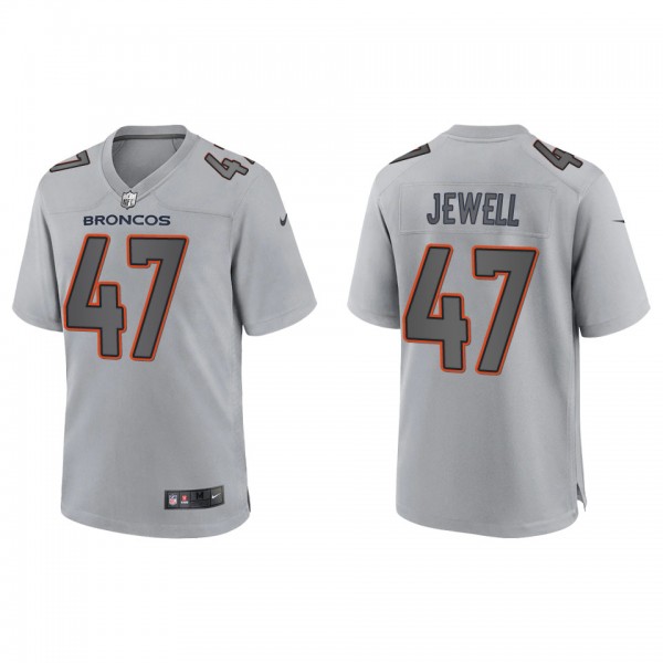Josey Jewell Men's Denver Broncos Gray Atmosphere Fashion Game Jersey